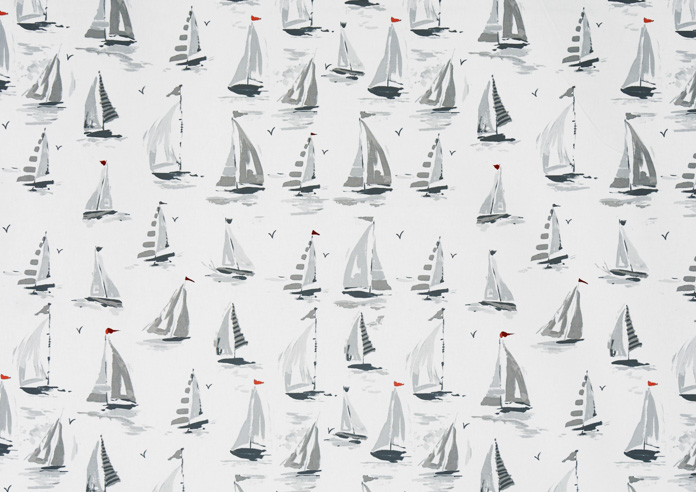 St, Ives Coral - Fabric Only - Image 3